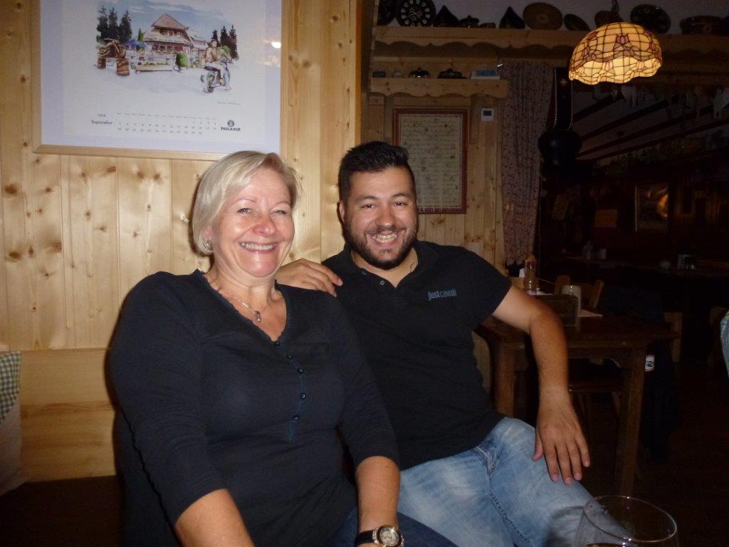 Begruessung durch MC Gamshurst-Repraesentanten