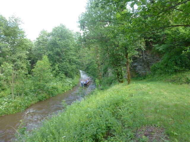 das einzige Foto vom Floss