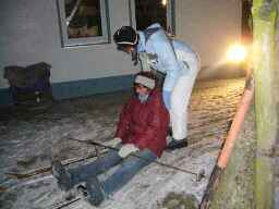 voller Koerpereinsatz