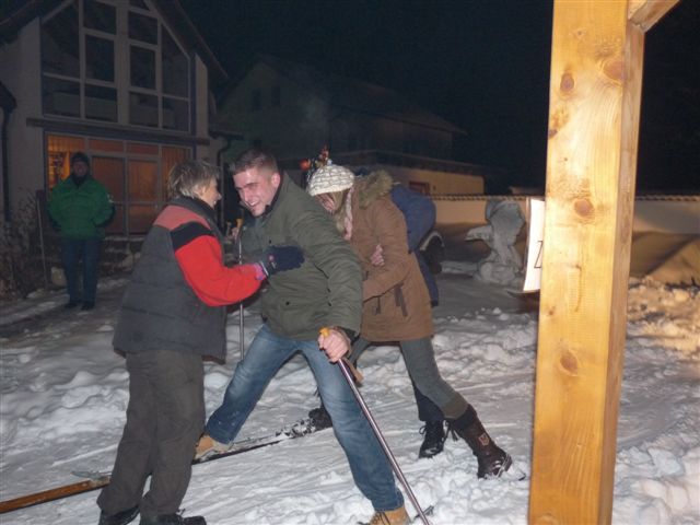 Schneepflug mal anders